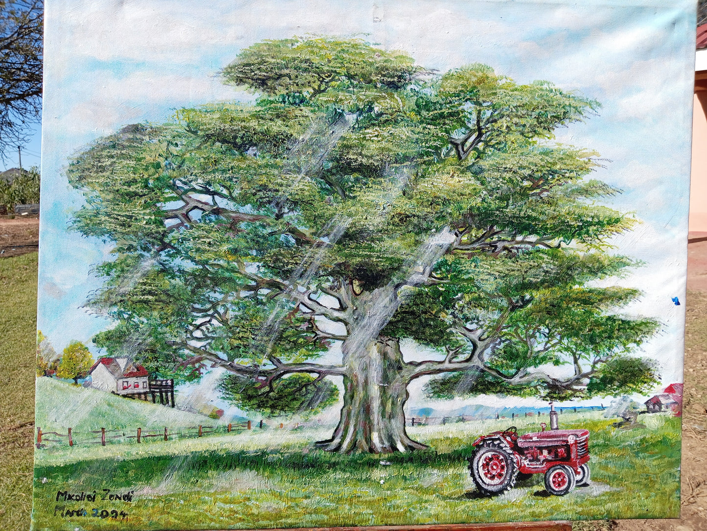 Farm tree / painting